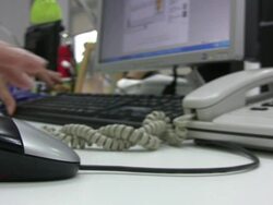 Working in the office. Stock Footage