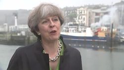 Interview with Theresa May in Plymouth News Clip