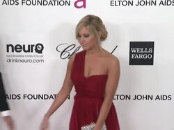 Ashley Tisdale at Elton John Aids Foundation Celebrates 20th Annual Academy Awards Viewing Party on 2/26/12 in Hollywood, CA. (Footage by WireImage Video/Getty Images Entertainment Video) Stock Footage