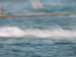 HD Wakeboarder on Lake Stock Footage