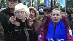 CLEAN : Kiev counter-rally in support of Ukraine p News Clip