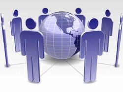 Network Social Globe Stock Footage