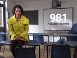 Figures released on weapons in schools News Clip