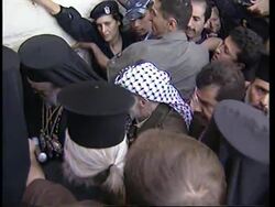 WRAP Arafat visits Bethlehem News Clip