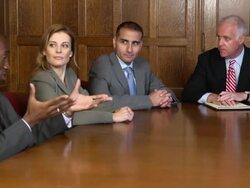 Board Room Meeting Stock Footage