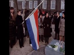 SYND 25-2-72 A CELEBRATION OF THE ANTI-GERMAN STRIKE IN 1941 News Clip