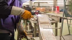 Argon welding Stock Footage