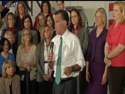 A day after Mitt Romney became the all-but-certain Republican nominee for president with Rick Santorum quitting the race, he goes after President Barack Obama. Romney says the president's misguided policies have harmed America. News Clip