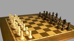 Chess 3d Rotation Stock Footage