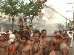 Phuket Vegetarian Festival Stock Footage