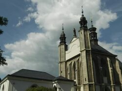Timelapse Bone Church Kutna hora Czech Republic Stock Footage
