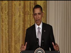 President Barack Obama said Thursday that he expects and hopes that the NFL and the players' union will settle their labor dispute before threatening the 2011 season. The league's collective bargaining agreement expires at midnight. News Clip