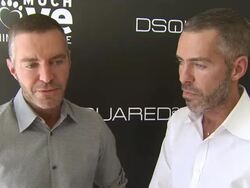INTERVIEW: Dean & Dan Caten of DSQUARED2. (Footage by WireImage Video/GettyImages) Stock Footage