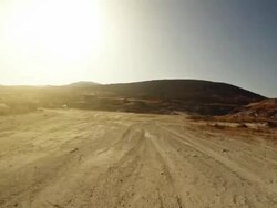 Offroad point of view driving Stock Footage