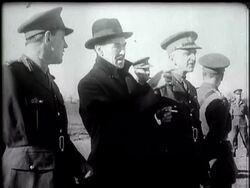 US ARMY CHIEF SEES ARMY CO-OPERATION - News Clip