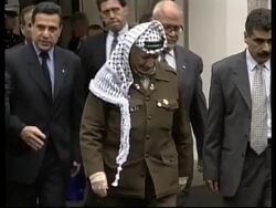 USA: ARAFAT AND CLINTON MEET News Clip