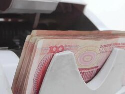 Currency Counter Stock Footage