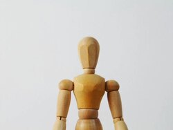 Artist's Figure shows "No" and "Yes" Stock Footage