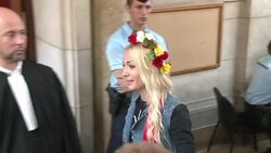 CLEAN : Femen protesters in French court after Not News Clip