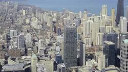 Chicago skyline Stock Footage