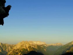 HD: Silhouette Of A Rock Climber Stock Footage