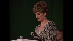 Princess Diana gives speech about mental health at the 'Hear My Song' premiere News Clip