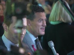 Luke Evans at 'The Hobbit: The Battle of the Five Armies' World Premiere Stock Footage