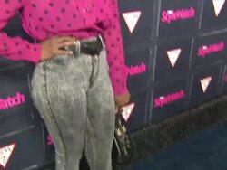 Daniele Watts at People StyleWatch Hosts Hollywood Denim Party Stock Footage