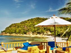 Hotel on the Beach Stock Footage