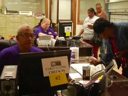 2014 Midterm Elections, early voting Stock Footage