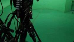 Broadcasting studio green screen Stock Footage