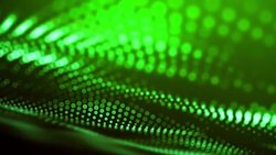 Abstract Green Dots (Loopable) Stock Footage