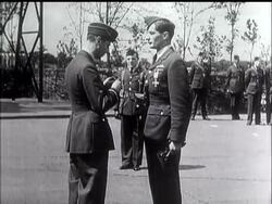 THE KING DECORATES HEROES OF THE SKY - News Clip