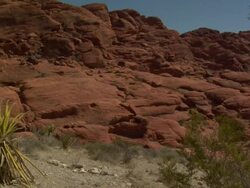 red rock desert Stock Footage