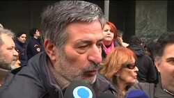 Protest in front of Athens EU building, Brussels, Paris austerity demos News Clip