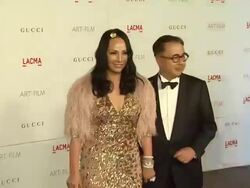 Eva Chow, Michael Chow at the LACMA Hosts Inaugural Art + Film Gala Honoring Clint Eastwood And John Baldessari Presented By GUCCI at Los Angeles CA.  Stock Footage