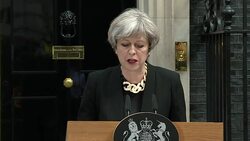 Prime Minister Theresa May speaks following the terror attacks in London News Clip