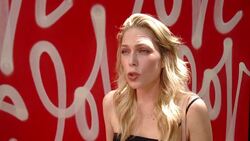 INTERVIEW - Erin Foster on why it was important for her to attend Revlon's Philanthropic luncheon at Revlonï¿½s Annual Philanthropic Luncheon Stock Footage