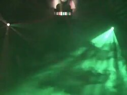 Disco Lights in night club Stock Footage