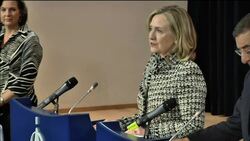 US Sec of State Clinton comments on troop withdrawal from Afghanistan News Clip