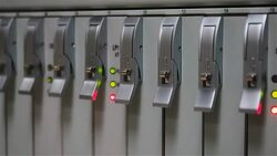 Network alarm status Stock Footage