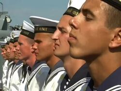 Naval Military Display in Ukraine News Clip