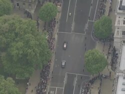 Sky News Royal Wedding Procession Footage News Clip