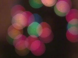 Defocused christmas lights - multi-format interlaced Stock Footage