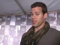 INTERVIEW: Kris Humphries on being a Varvatos fan at John Varvatos and Converse celebrate the launch of the Converse by John Varvatos Weapon Stock Footage