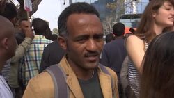 African migrants protest in Israel Instructional Video