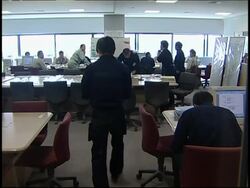 Crisis control centre in Japan's north-west, local vox pops News Clip