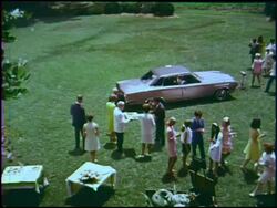Montage: 1969 AMC Ambassador in the Old South Stock Footage