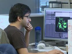 Ebola FoldIt Lab Stock Footage