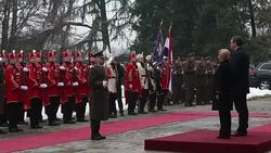 CLEAN : Serbia's president visits Croatia under high security News Clip